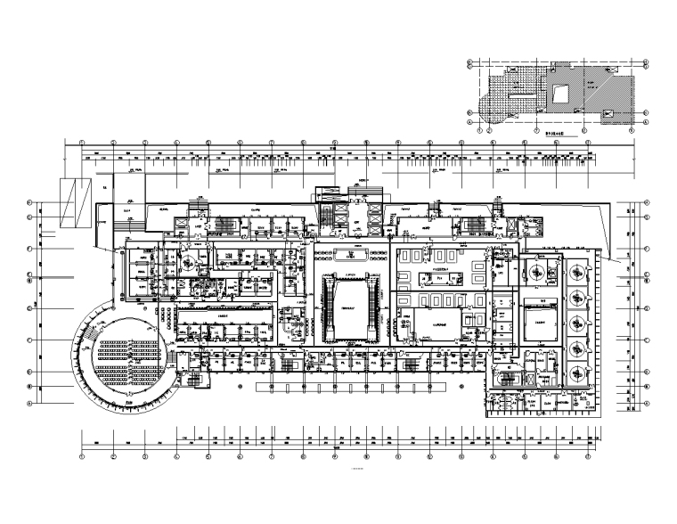 重庆城市总体规划图资料下载-重庆三甲医院扩建工程强电施工图（2018）