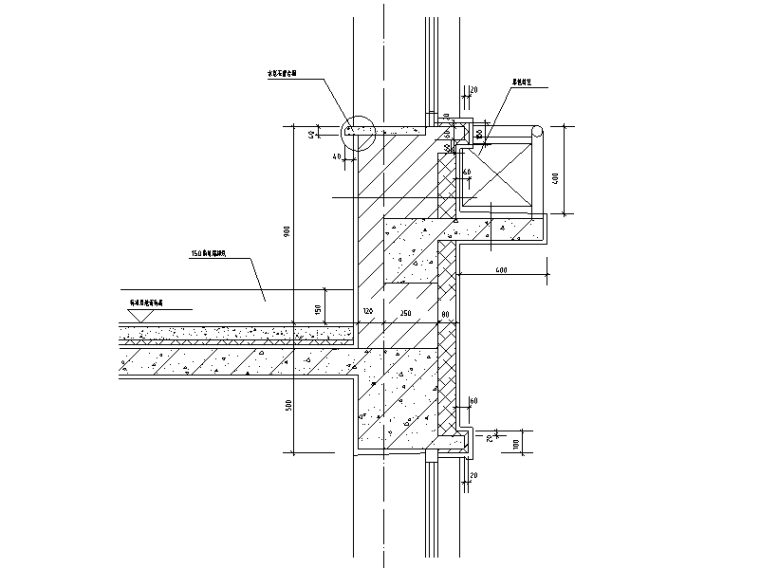 斜拉雨棚cad图纸资料下载-11套阳台雨棚节点详图设计（CAD）