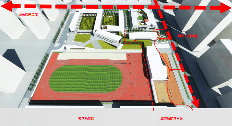 合肥知名地产苏高新中央公馆学校初中部方案介绍-6-九年一贯制学校初中部方案-中学设计