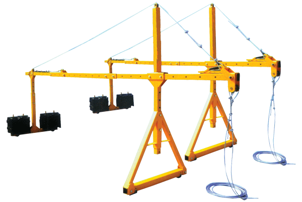 3层钢框架商铺计算书资料下载-框架结构高层住宅电动吊篮安全专项施工方案