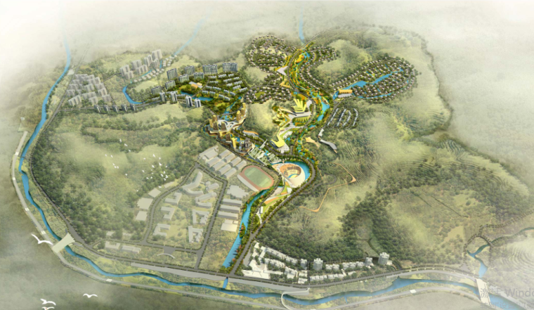 台湾度假公园概念规划资料下载-湿地公园生态旅游度假区概念规划文本