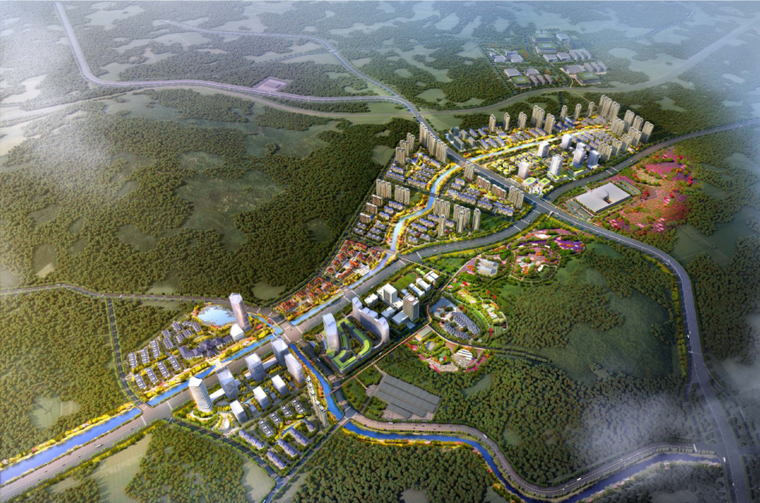 大连旅顺鑫创国际健康科技小镇投标总体规划