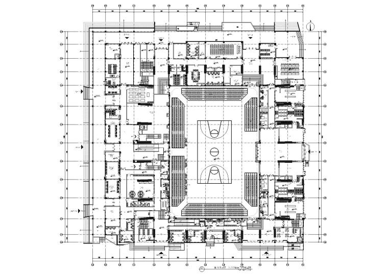 重庆大学宿舍施工图资料下载-[重庆]重庆大学虎溪校区体育中心项目施工图