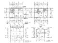 二层坡屋顶别墅砖混结构施工图（CAD）