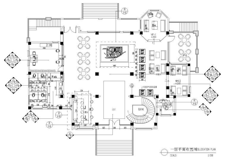 售楼处建筑效果资料下载-[四川]香山和苑售楼处设计施工图+效果图