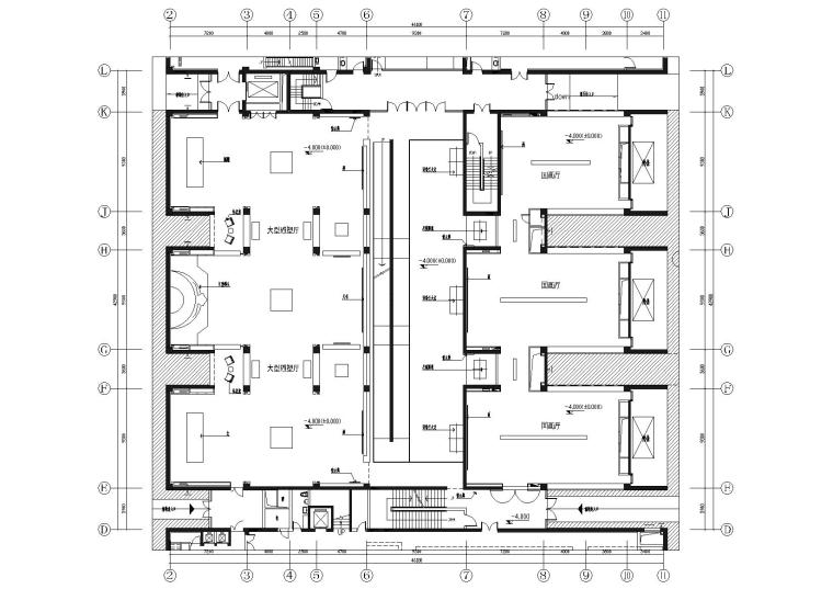 艺术展厅室内su资料下载-[北京]通州设计艺术馆室内装饰设计施工图