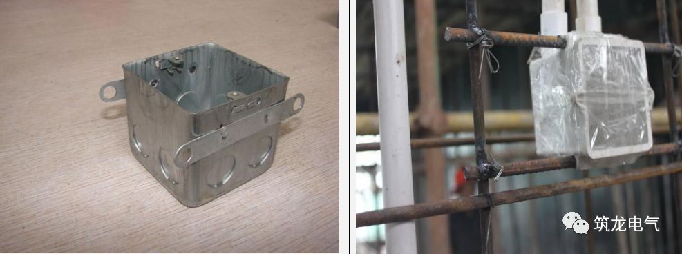 5,线盒固定采用焊接时,另加固定钢筋,不得直接在主筋上焊接.