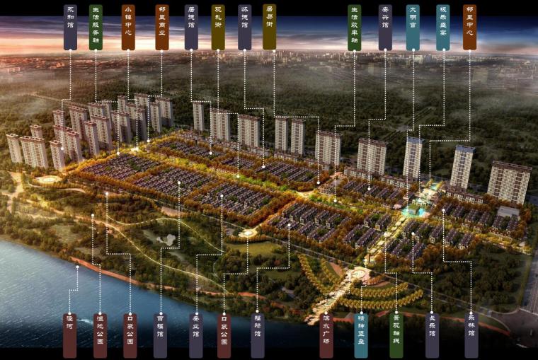 高层洋房住宅小区方案资料下载-[陕西]中式综合别墅、高层洋房建筑方案