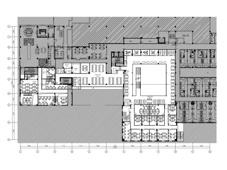 厨卫空间立面图资料下载-上海创客空间办公室（效果图+施工图）