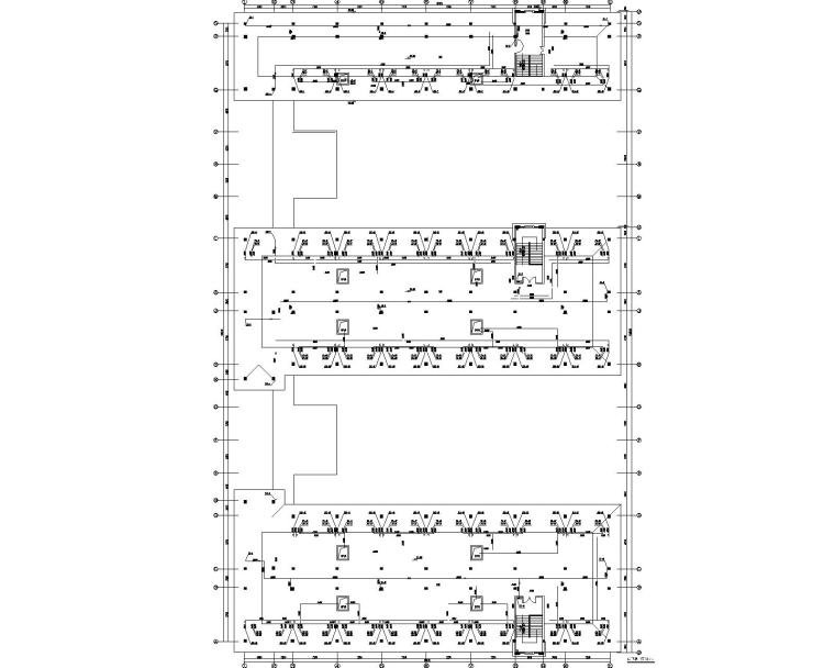 贵州某学院学生宿舍给排水施工图-闷顶层