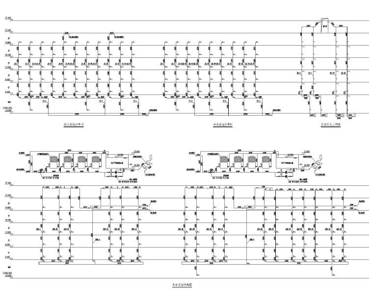 贵州某学院学生宿舍给排水施工图-系统图