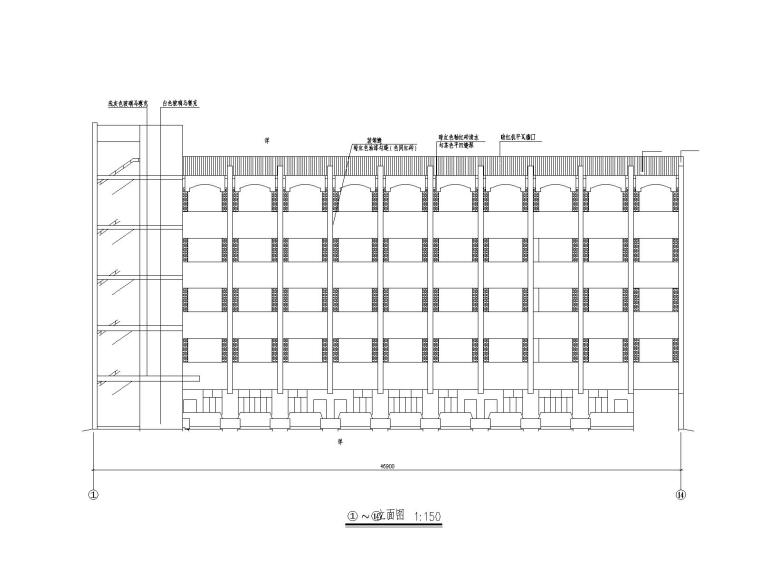 房屋建筑学大学教学楼设计资料下载-集美大学教学楼全套建筑设计图纸