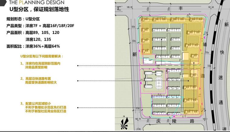 [河南]现代风格高层豪宅概念方案设计-U型分区