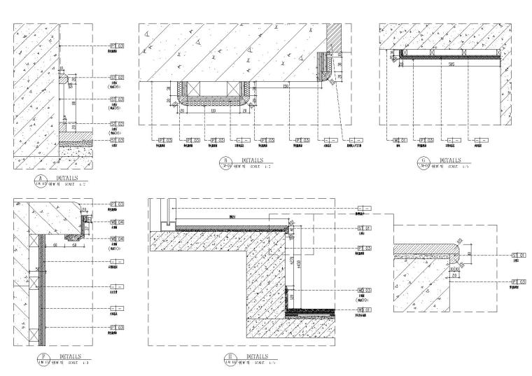 建筑节点详图剖面资料下载-墙身剖面大样及节点详图合集