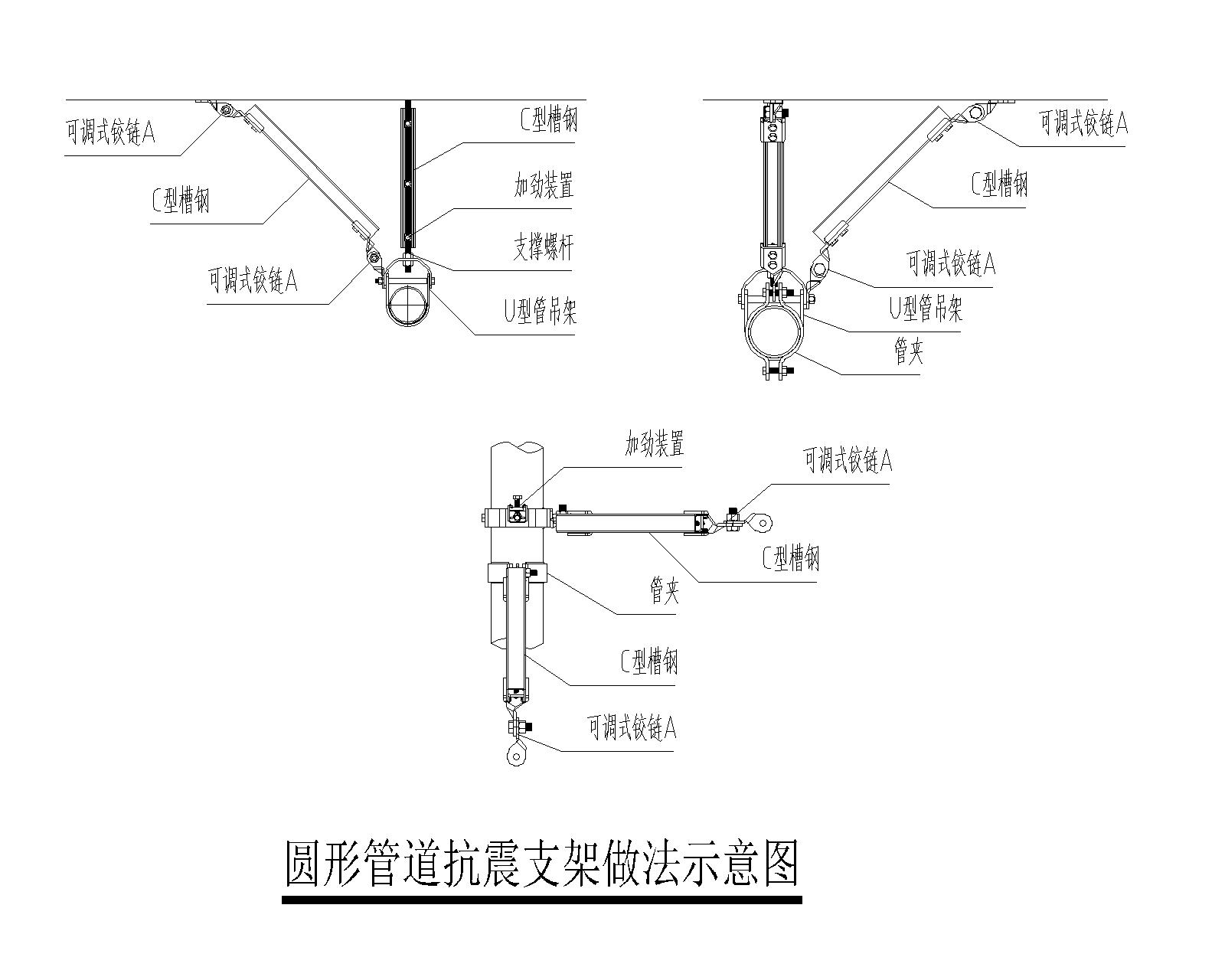 综合支架示意图图片