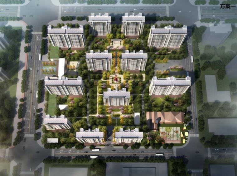 水都建筑规划方案设计资料下载-[天津]双青新家园高端建筑规划方案设计