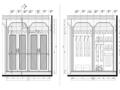 卧室衣柜及厨房壁柜等节点大样详图