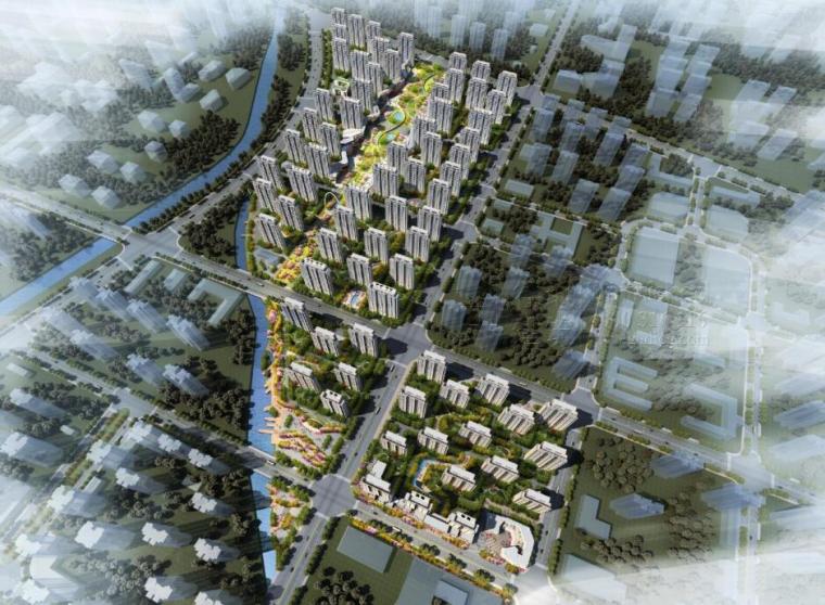 建筑设计流线分析图资料下载-[天津]近郊盘现代流线豪华住宅建筑设计