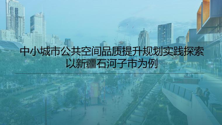 城市品质提升项目资料下载-中小城市品质提升规划实践探索讲义-43p