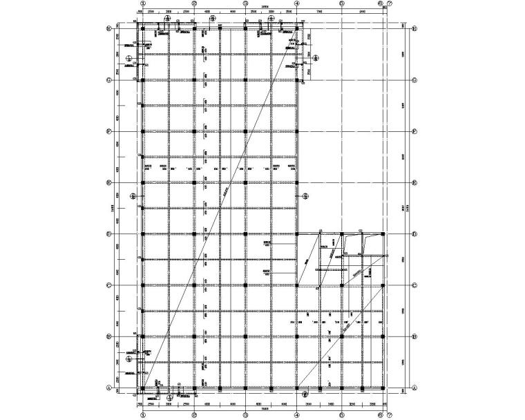 cad混凝土厂房资料下载-三层混凝土结构厂房设计施工图（CAD）