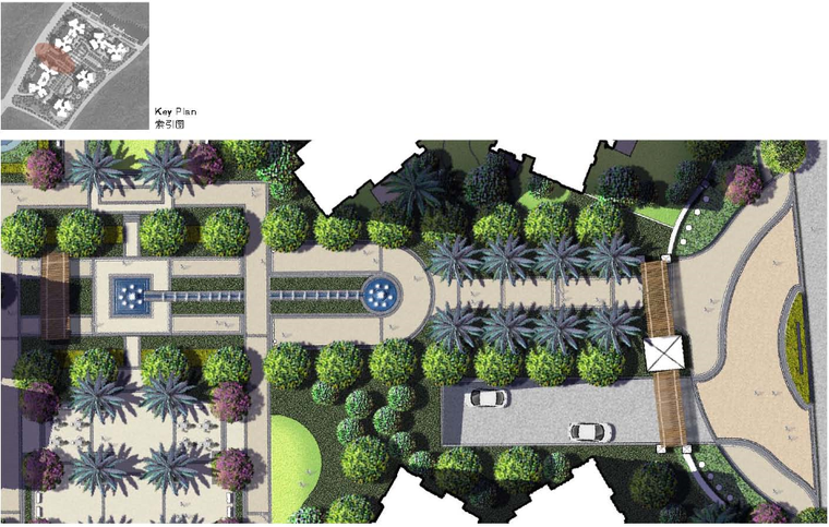 [廣東]簡潔純粹風格居住小區景觀設計方案