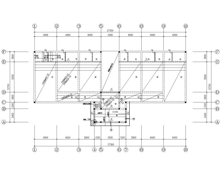 砌体结构施工图集资料下载-某二层敬老院砌体结构施工图（CAD）