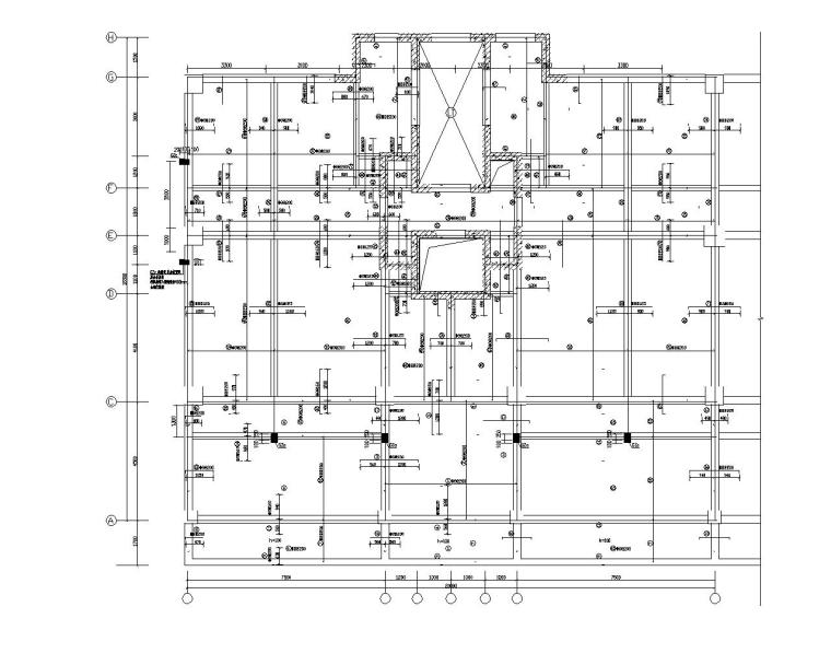 17层住宅户型cad资料下载-17层框架剪力墙高层住宅结构施工图（CAD）