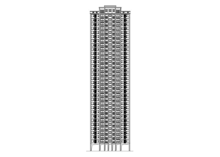 公建高层住宅资料下载-大型高层住宅及商业公建配套建筑施工图