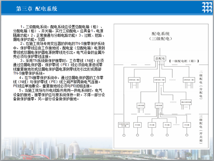 建筑施工临时用电安全管理指导手册（PPT）-三级配电系统