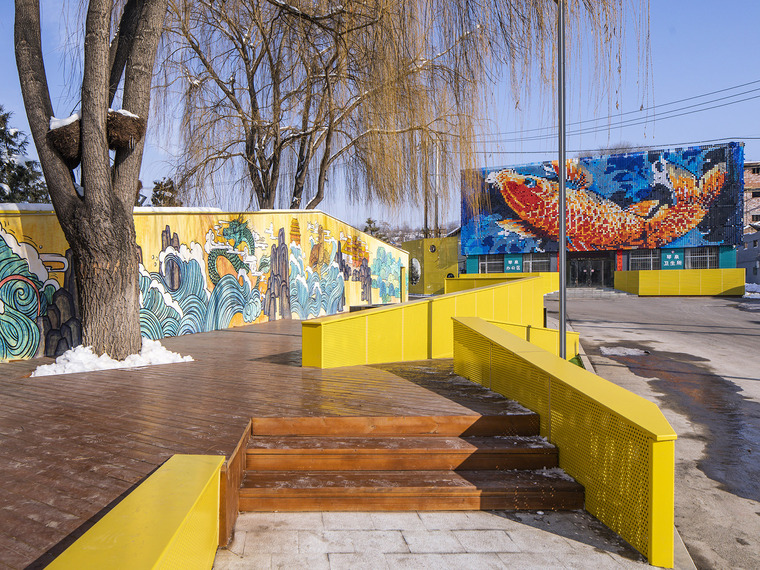 山西大鱼绘画景观-006-big-fish-revitalization-of-qinquan-village-plaza-china-by-architectural-design-and-research-institute-of-tsinghua-university