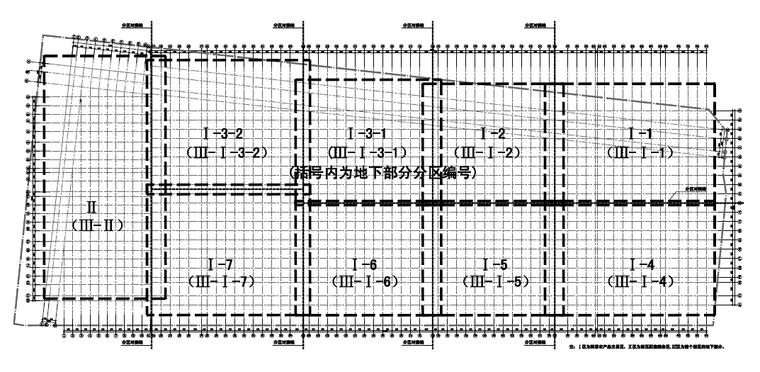 [北京]农产品流通中心工程项目部工作汇报-46平面分区图