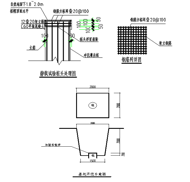 混凝土灌注桩基坑支护资料下载-冲孔混凝土灌注桩桩基检测方案