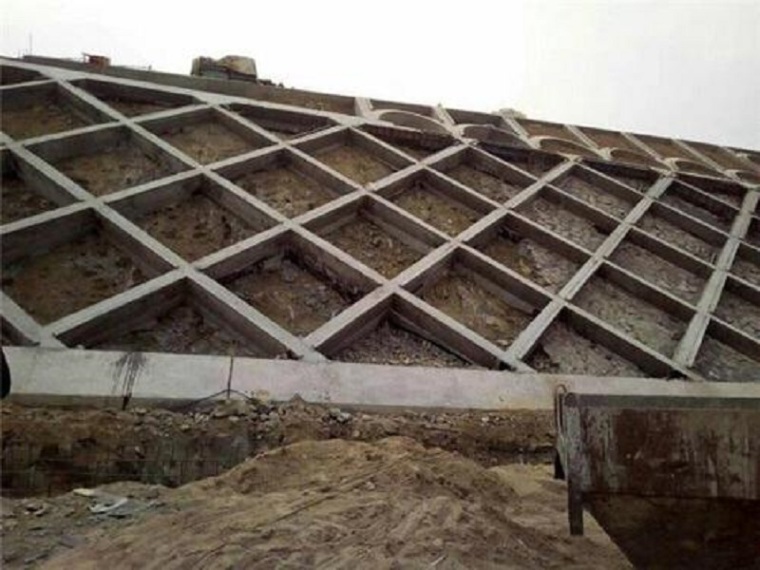 钢筋混凝土框架植被护坡资料下载-锚杆框架梁护坡施工方案