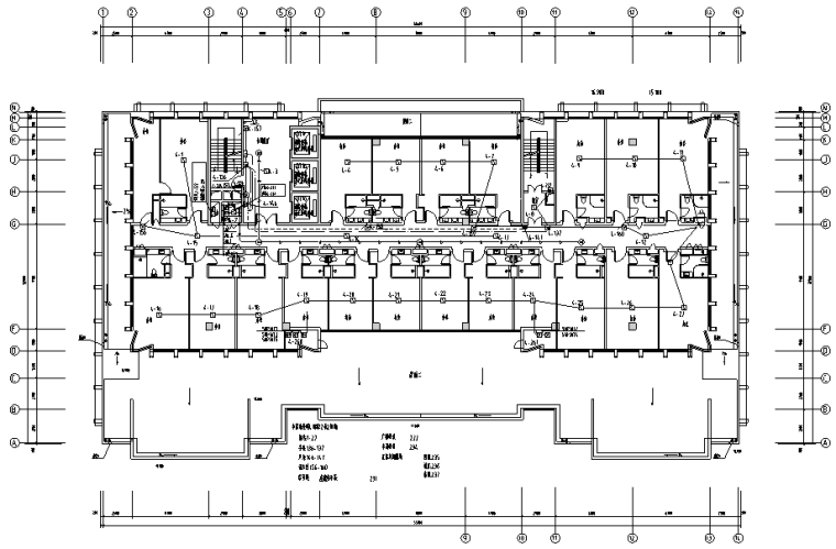 公司办公施工图纸资料下载-广西某钢铁公司办公楼电气施工图纸