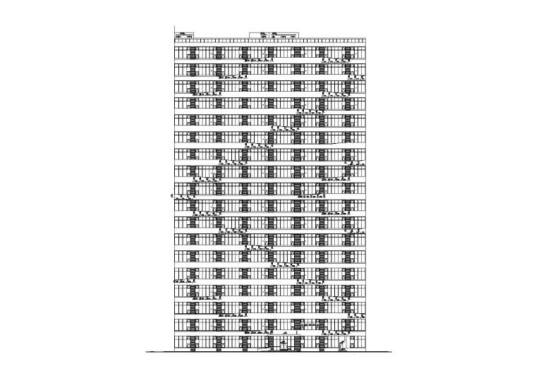 某高楼建筑施工图纸资料下载-某大型住宅组团工程建筑施工图（含节能）
