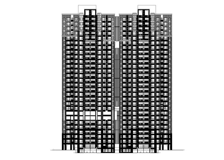 高层住宅首层施工图资料下载-某高层住宅小区建筑施工图