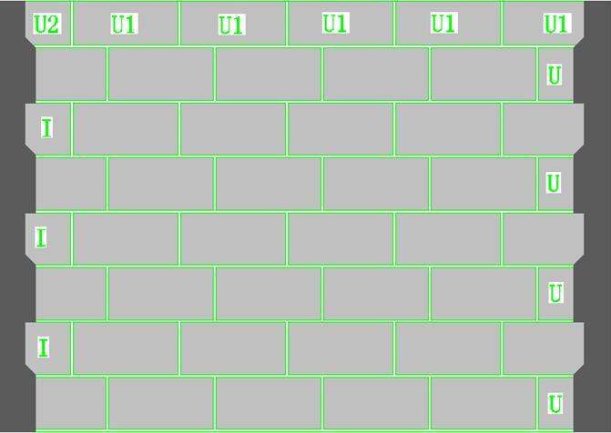 [QC成果]降低剪力墙与填充墙裂缝的形成率-砌体排砖图