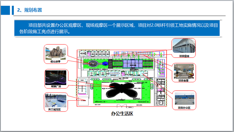 2016会展中心项目标杆引领工地金奖汇报PPT-规划布置