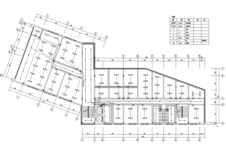 孵化建筑施工图资料下载-贵州产业孵化中心办公楼电气装饰装修施工图