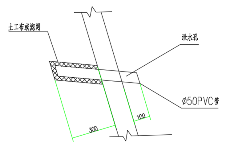 泄水管大样图