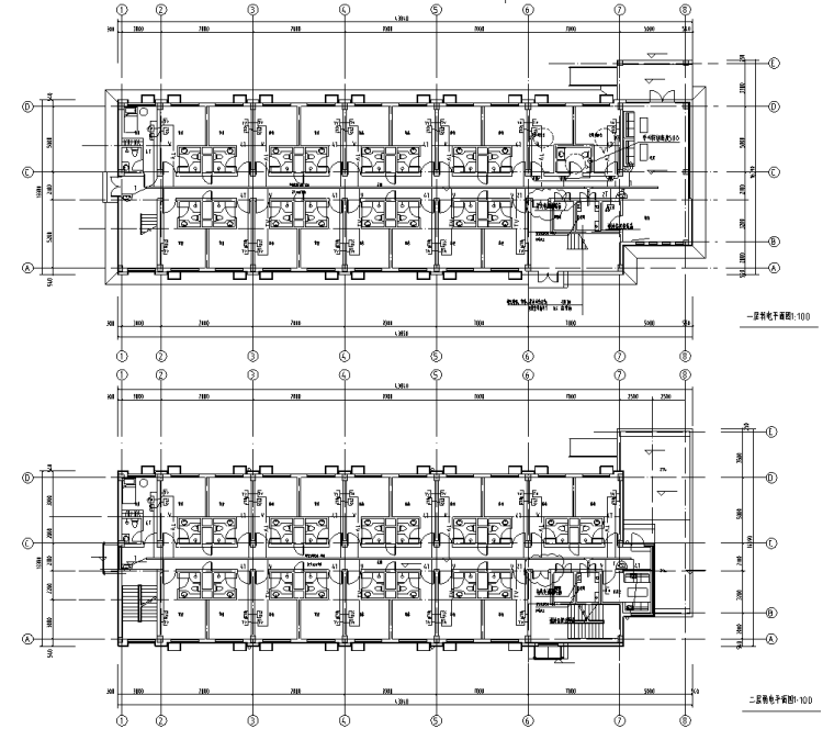某工程施工图和建筑图资料下载-贵州某卷烟厂房改造工程电气施工图
