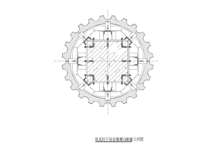 陶立克柱大样详图-陶立克柱详图6