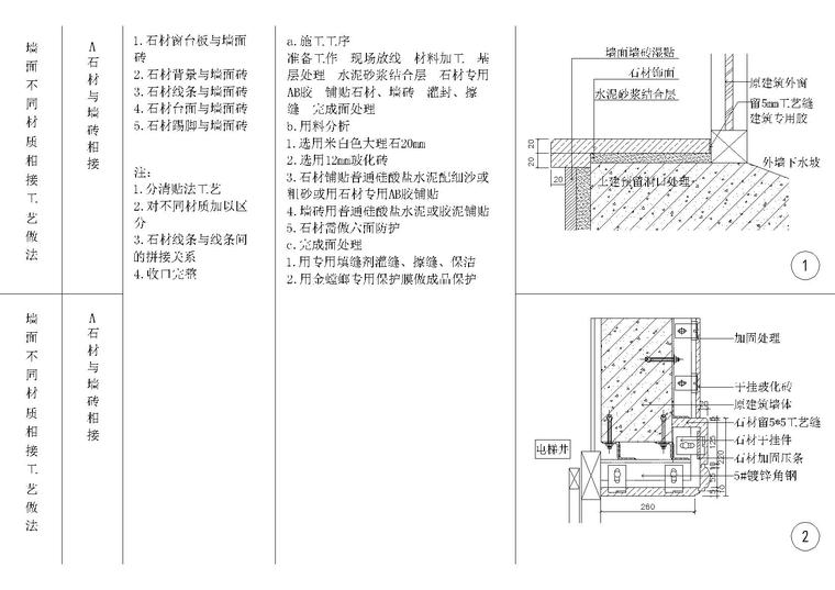 全国通用节点详图墙面资料下载-全国通用节点详图墙面（一）