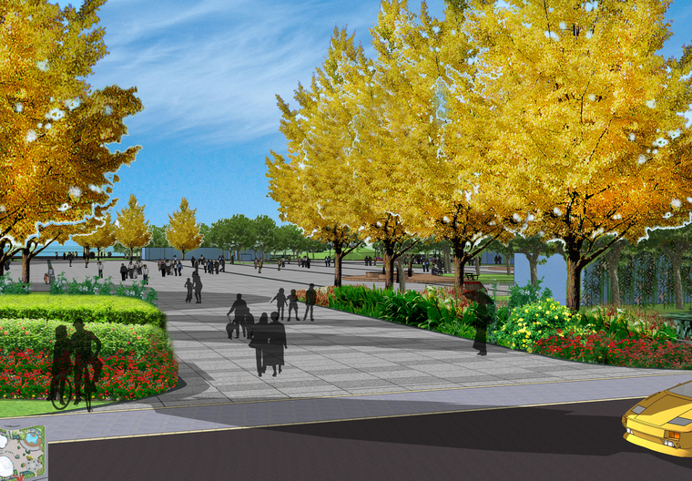 [山东]烟台现代典雅文化广场景观设计方案