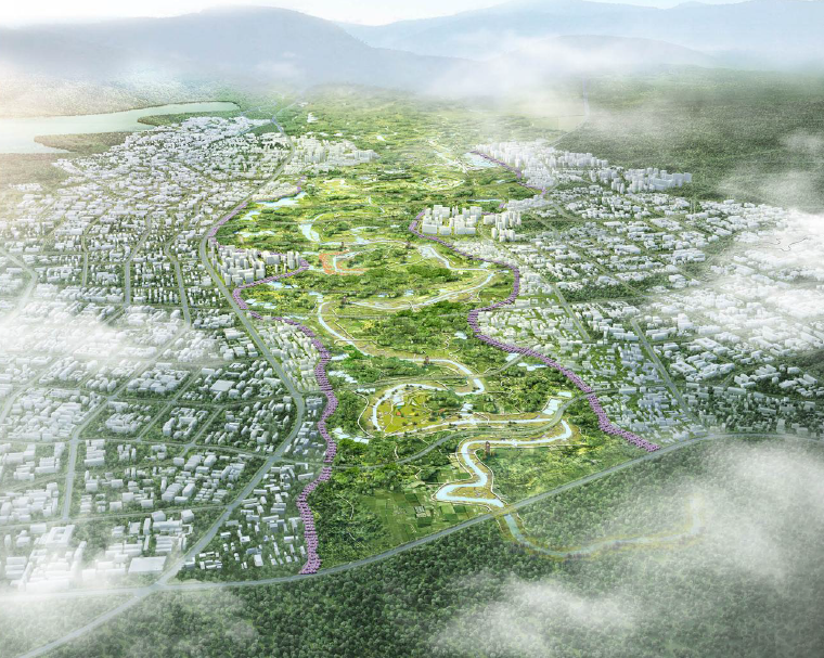 2020景观设计资料下载-[四川]成都滨河智慧农业公园景观设计方案