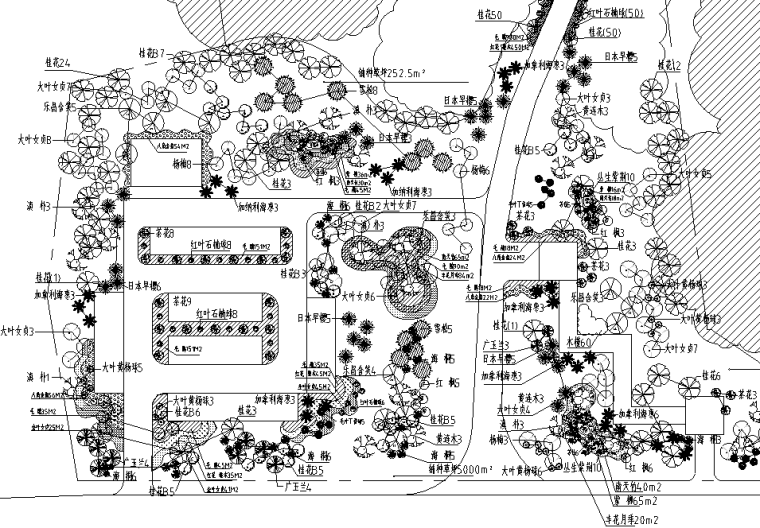 工程景观工程资料下载-中央森林公园生态景观工程图纸清单招标文件