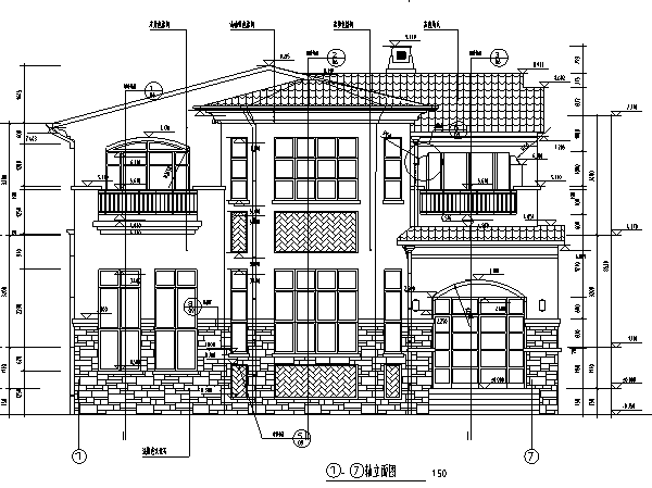 计价实例含图纸资料下载-广联达别墅造价实例（含图纸）