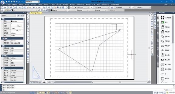 cad布局制图资料下载-CAD图纸中在布局模式下移动图形的方法