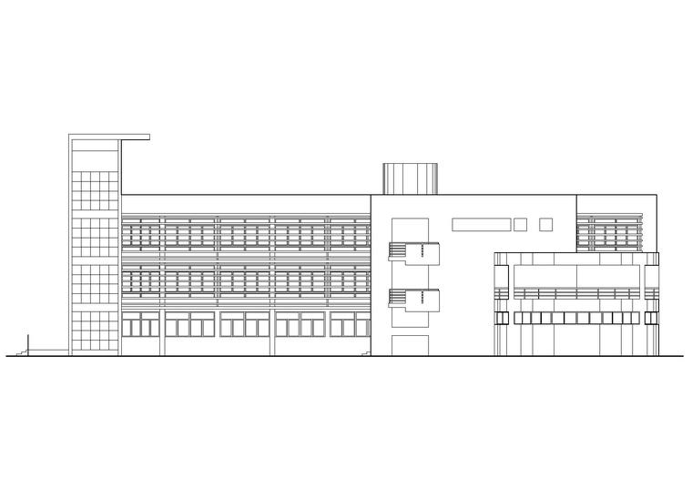 建筑工程电子版识图资料下载-[湖北]潜江市中心医院建筑工程方案图