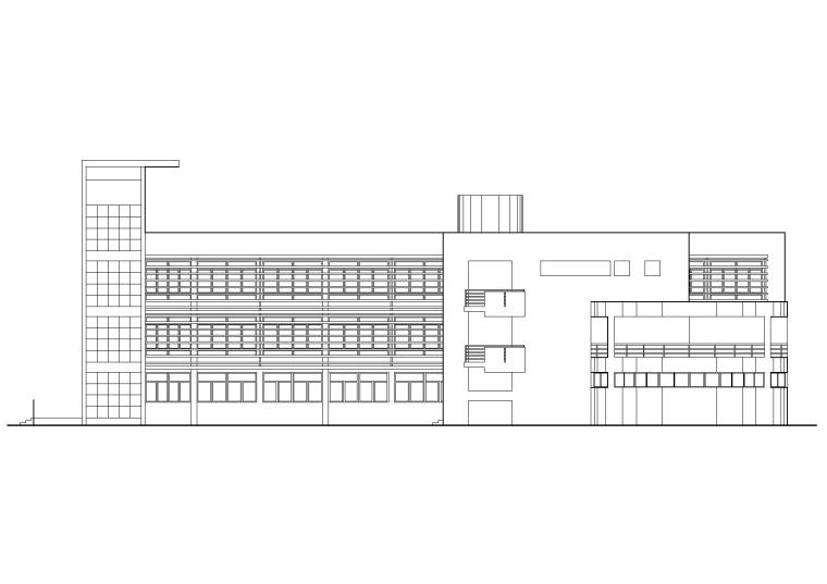 湖北医院建筑资料下载-[湖北]潜江市中心医院建筑工程方案图